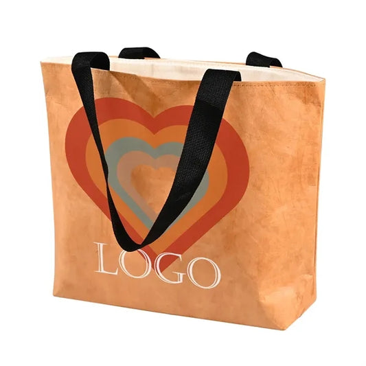 Waterproof HDPE Tote Bag With Canvas Lining