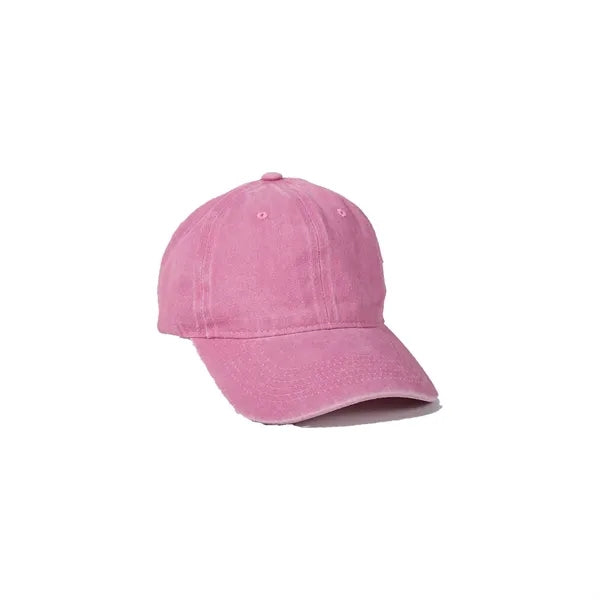 Washed Pigment Dyed Cotton Dad Baseball Cap