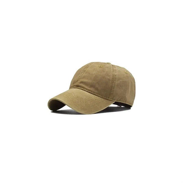 Washed Pigment Dyed Cotton Dad Baseball Cap