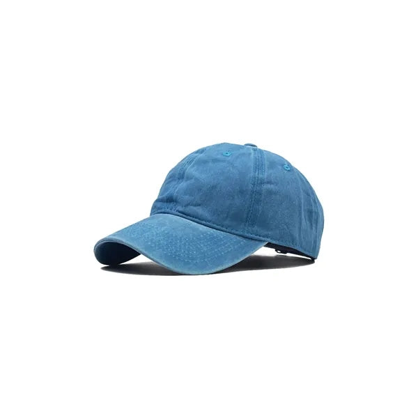 Washed Pigment Dyed Cotton Dad Baseball Cap