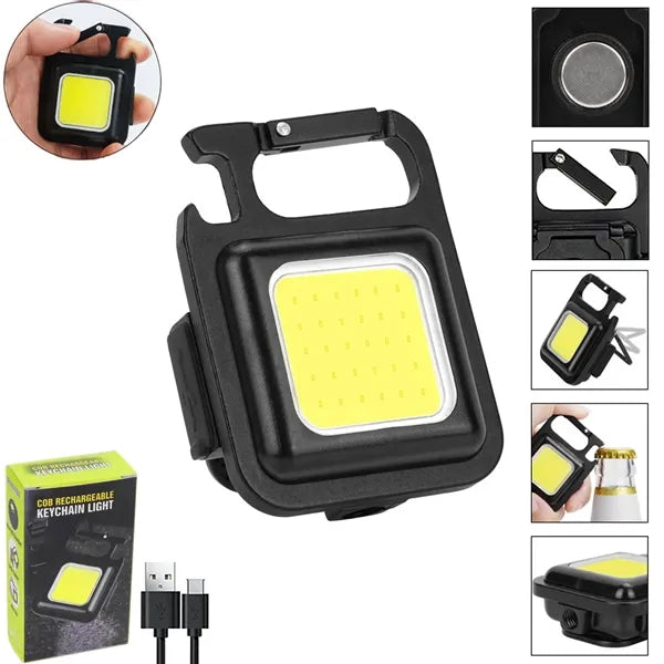 500mAh 3 Modes Keychain Flashlights
