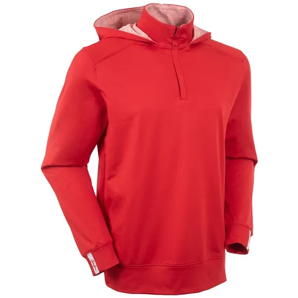 Bobby Jones Men's Performance Scorecard 1/4 Zip L/S Hoodie