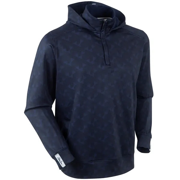 Bobby Jones Men's Performance Scorecard 1/4 Zip L/S Hoodie