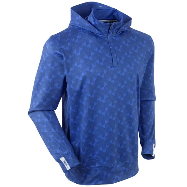 Bobby Jones Men's Performance Scorecard 1/4 Zip L/S Hoodie