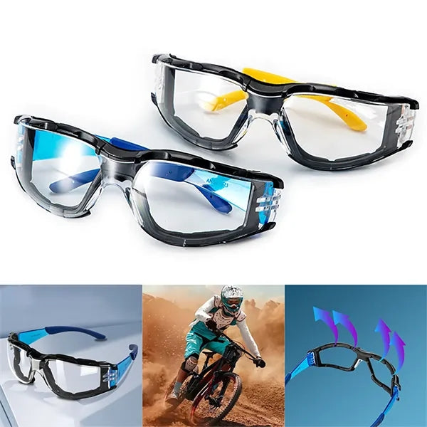 Anti-Fog Industrial Safety Goggles w/ Sponge Lining