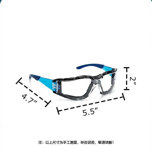 Anti-Fog Industrial Safety Goggles w/ Sponge Lining