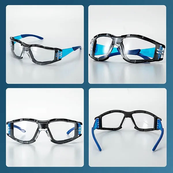 Anti-Fog Industrial Safety Goggles w/ Sponge Lining
