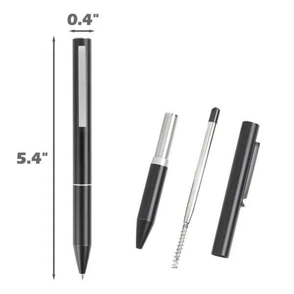 Frosted Metal Retractable Gel Pen