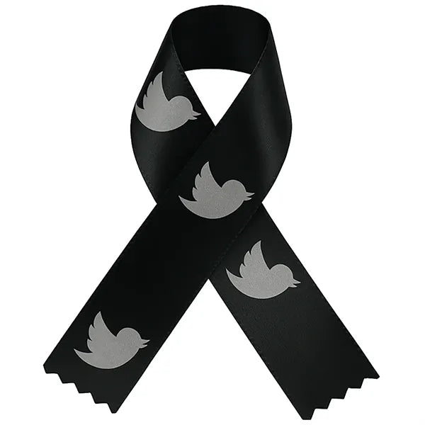 Awareness Bows Custom Printed with Double Face Tape