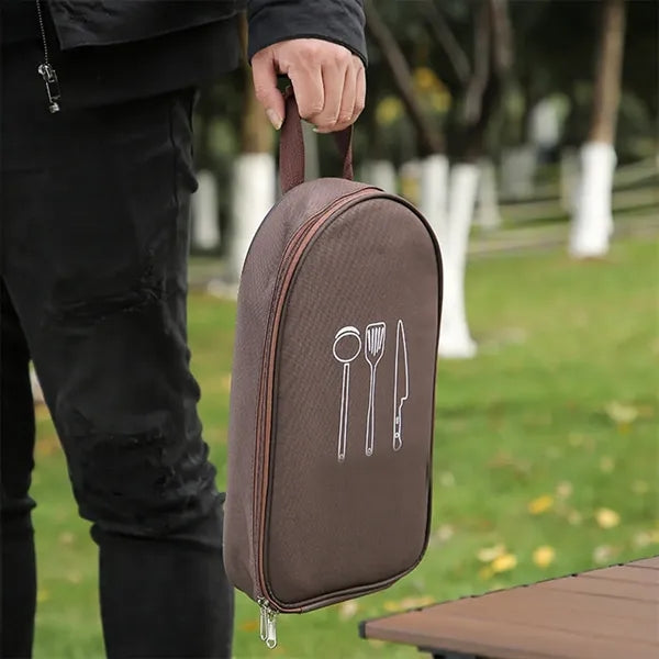Outdoor Tableware 8-piece Set Storage Bag