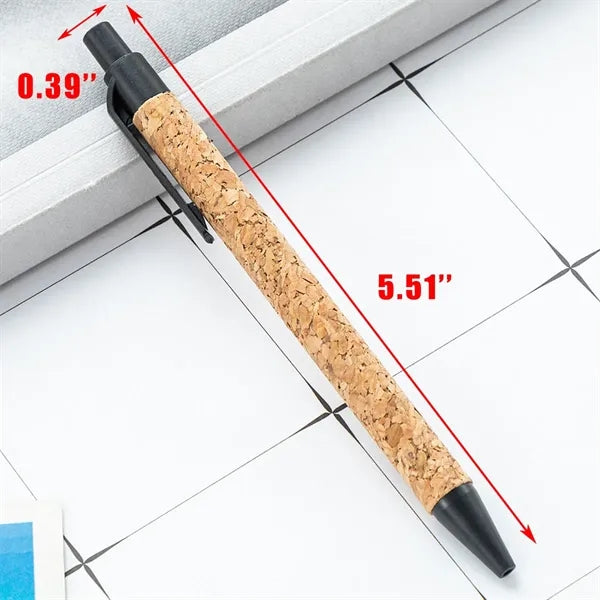 Eco-Friendly Cork Tube Ballpoint Pen