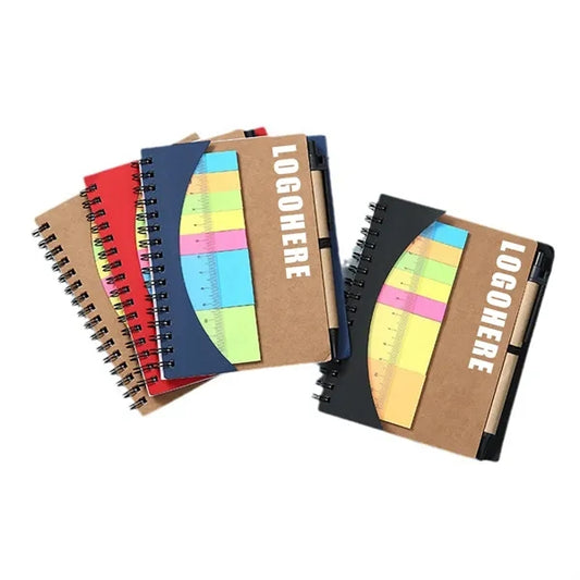 Kraft Paper Creative Sticky Notes and Notepad Combination