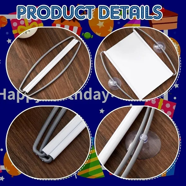 Retractable PET Plastic Scroll Hand Banner Flags