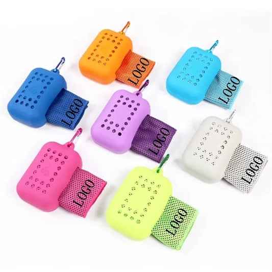 Portable Silicone Cooling Towel Set
