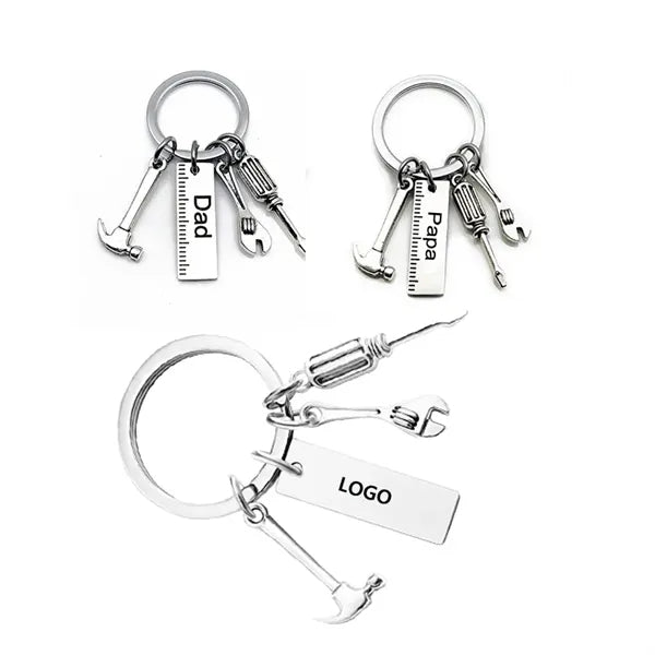 Stainless Steel Multitool Keychain Hammer Screwdriver Wrench