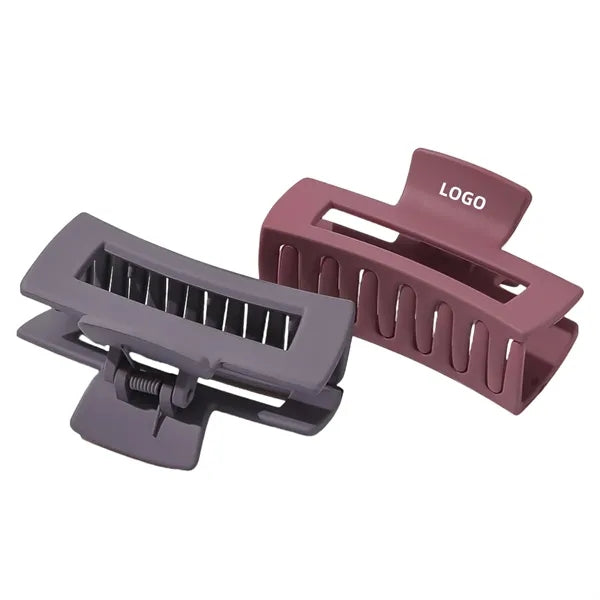 Square Matte Hair Claw Clip, Strong Hold for All Types