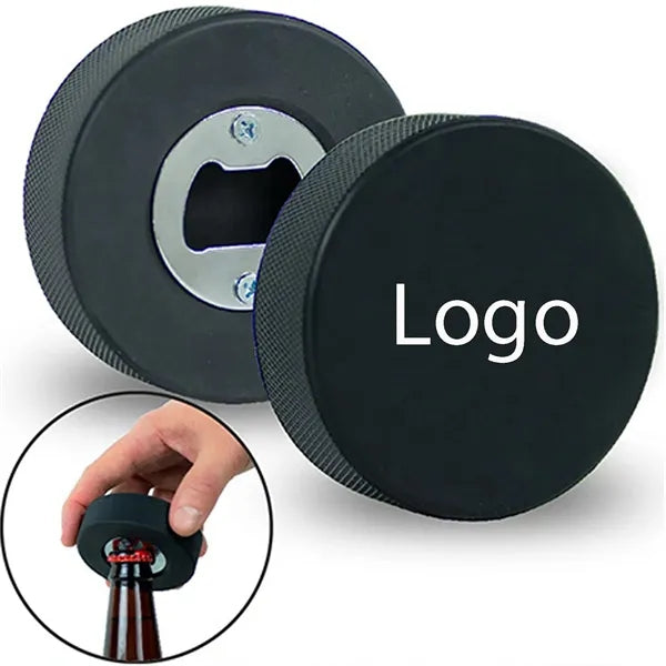 Hockey Puck Bottle Opener