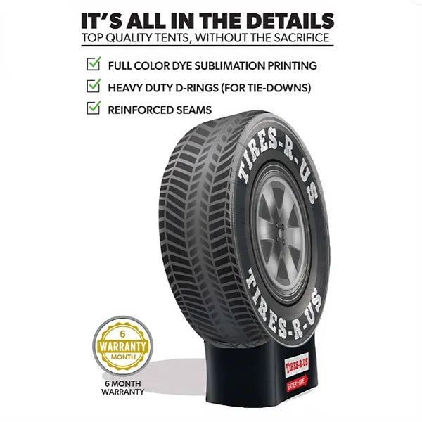 6ft Custom Giant Inflatable Tire