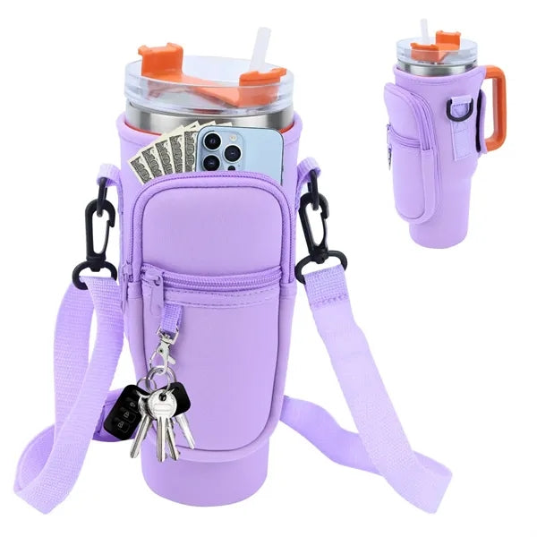 Neoprene 40oz Insulated Cup Sleeve with Handle