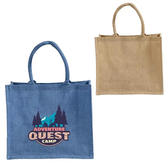 Mission Market Jute Tote Bag