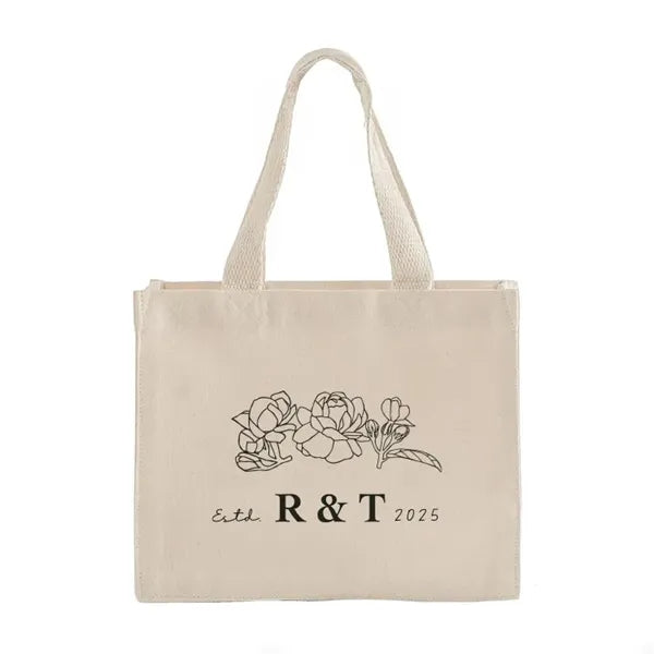 Pacific Small Square 10oz Cotton Canvas Tote Bag