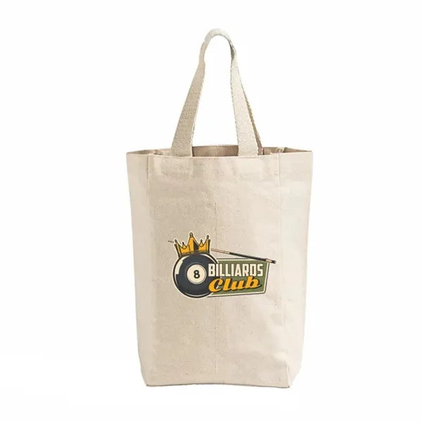 Cottonwood Canvas Double Wine Tote Bag