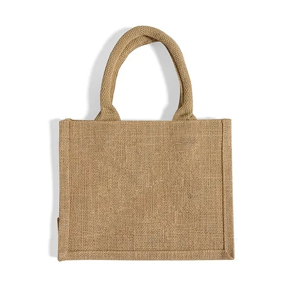Carmel Jute Wedding Tote Bag
