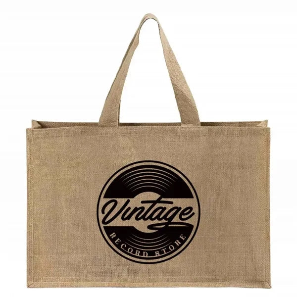 Catalina Jute Shopping Tote Bag