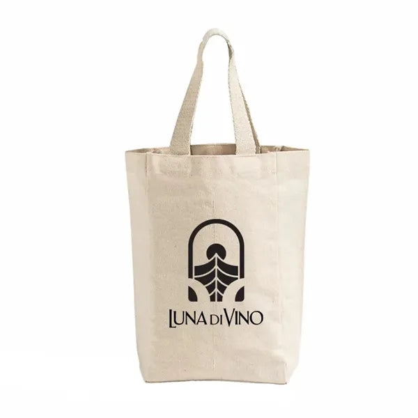 Cottonwood Canvas Double Wine Tote Bag
