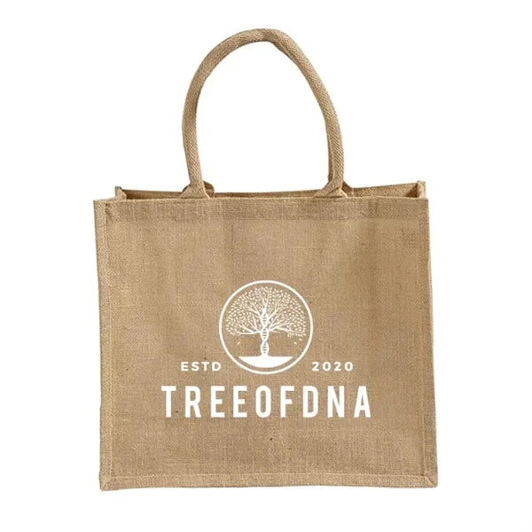 Mission Market Jute Tote Bag
