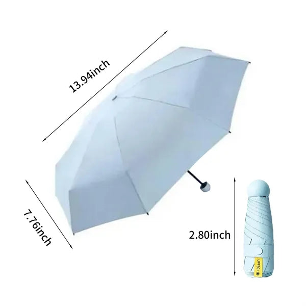 Mini Capsule Sun Rain Umbrella