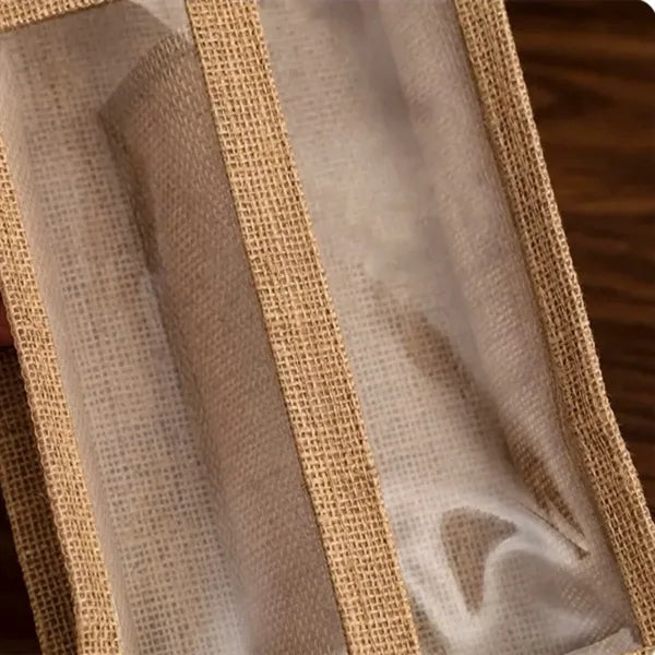 1 Bottle Burlap Wine Bag