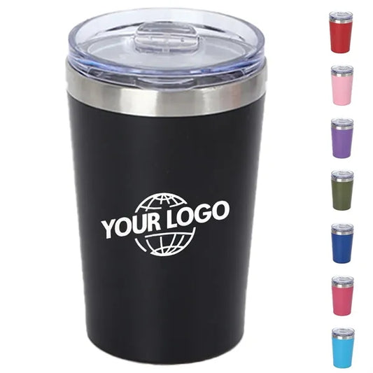 12 Oz Stainless Steel Insulated Coffee Tumbler With Lid