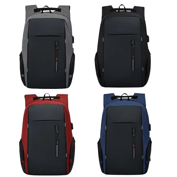 Travel Waterproof Laptop Backpack with USB Charging Port