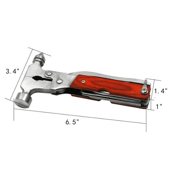 Multi-Functional Folding Claw Hammer Pliers Tool