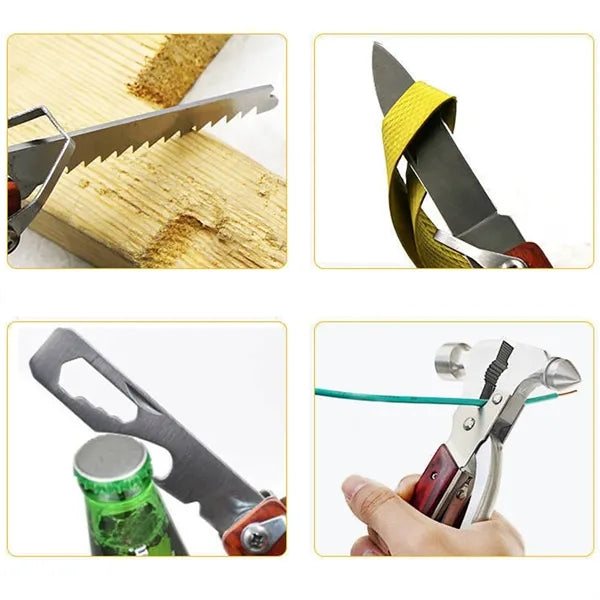 Multi-Functional Folding Claw Hammer Pliers Tool