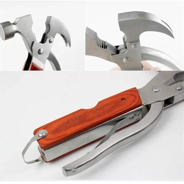 Multi-Functional Folding Claw Hammer Pliers Tool