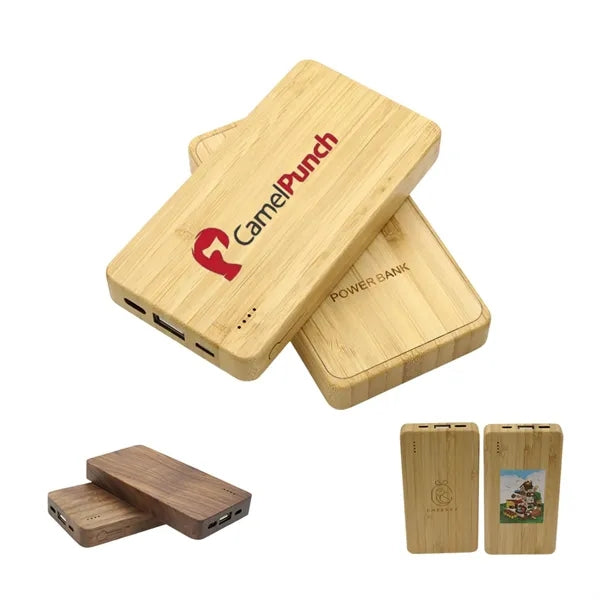 10000mah Bamboo Power Bank