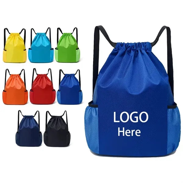 Drawstring Backpack Bag Sport Gym Sackpack