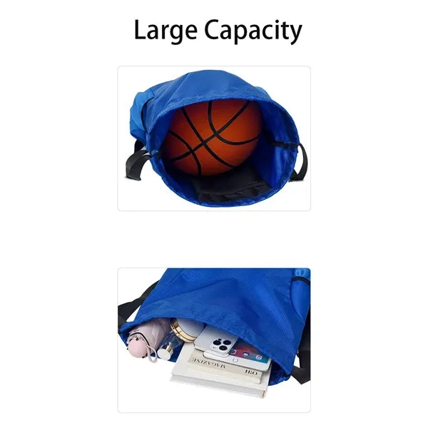 Drawstring Backpack Bag Sport Gym Sackpack