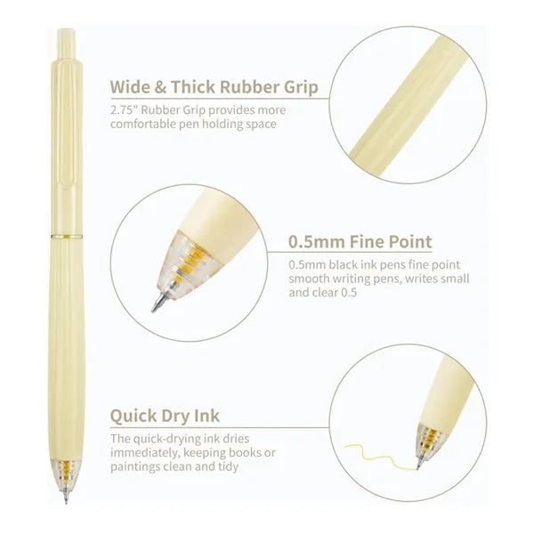 5pcs Colored Gel Pens Set