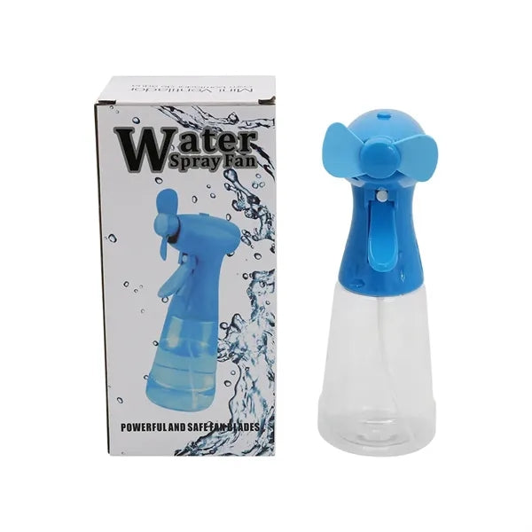 Handheld Cooling Spray Fan With Manual Mist