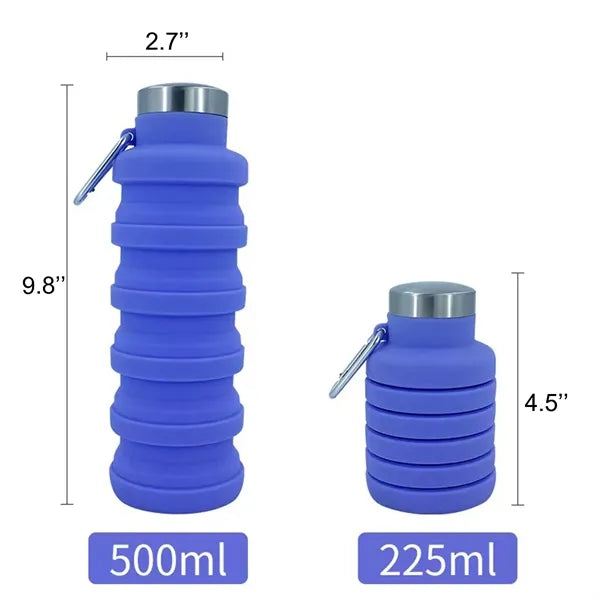 Pineapple silicone folding water cup
