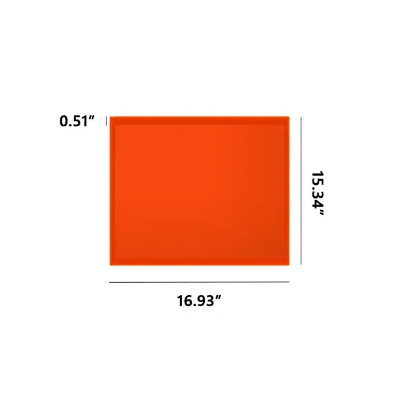 17" Thin Non-Stick Silicone BBQ Grill Mat Baking Tray