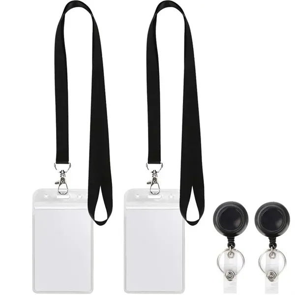 ID Badge Holder with Lanyard