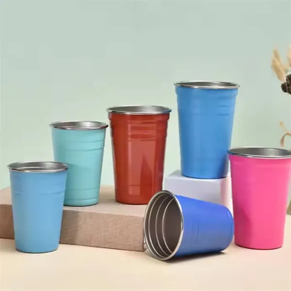 Single layer 304 stainless steel cup