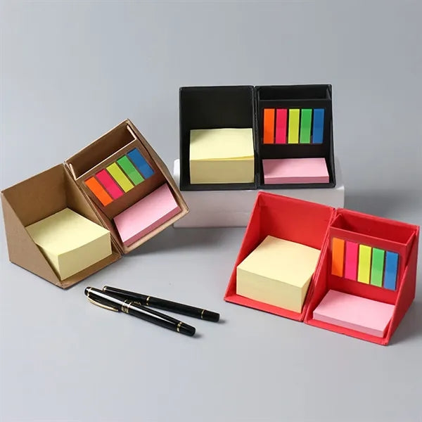 Sticky Noted with Pencil Holder
