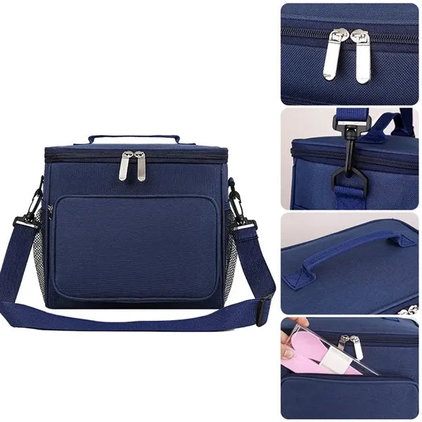 School Picnic Leakproof Cooler Tote Insulated Lunch Bag