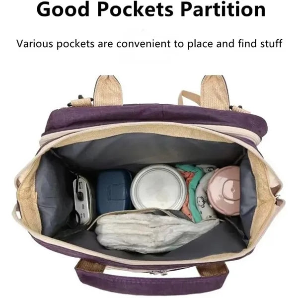 Diaper Bag Backpack with Changing Station