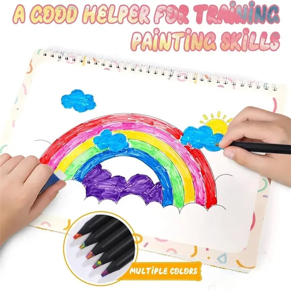 12-Color Rainbow Pencils Set